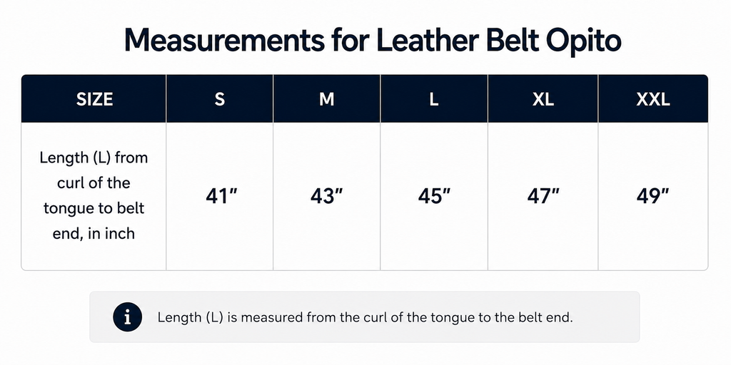 Opito Leather Belt