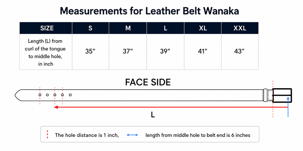 Wanaka Leather Belt